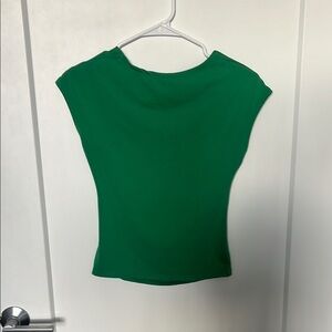 Green Women's Backless Top